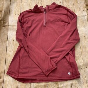Carhartt Women's Long Sleeve Tee - Maroon